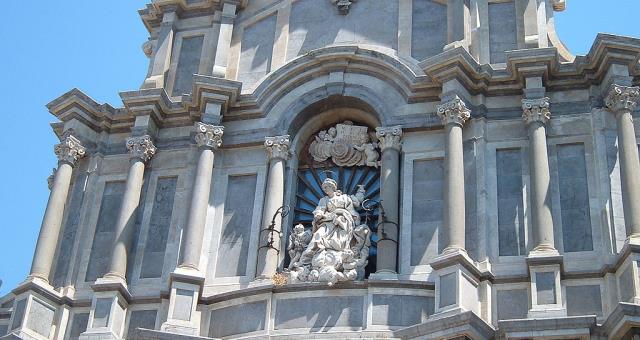 Das fest des St. Agatha ist eine uralte Tradition nicht zu versäumen in Catania